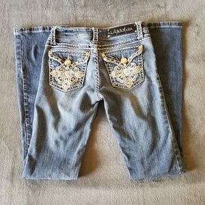 LA idol USA Bootcut Jeans Sz 3/28